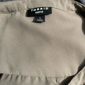 Torrid Harper Blouse in brown